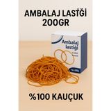 Anı Ofis Kırtasiye Ambalaj Lastiği %100 Kauçuk 200 gr Kutu Dayanıklı ve Esnek Paketleme
