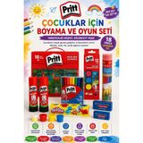 Anı Ofis Kırtasiye Çocuklar Için Boyama ve Oyun Seti – Keçeli Kalem, Sulu Boya, Pastel Boya, Kuru Boya ve Oyun Hamuru