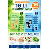 Anı Ofis Kırtasiye Mini Cep Islak Mendil 16'li Paket – Alkolsüz, Paraben İçermez, Çocuk ve Bebekler İçin Pratik Cep Boy Mendil