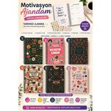 Anı Ofis Kırtasiye Motivasyon Ajandam Tarihsiz Planlayıcı Defter | Spiralli Sert Kapak Haftalık Planlayıcı, Alışkanlık Takibi, Hedef Planlama, Sticker Hediyeli