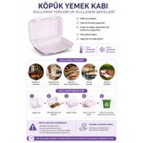 Anı Plastik Orta Boy Köpük Sandviç Kabı 100'Lü