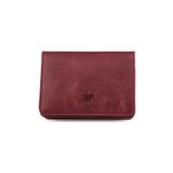 Anı Yüzük Crazy Deri Spor Tasarım Çıtçıtlı Erkek Kartlık Cüzdan Bordo Bordo
