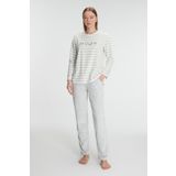 Anıl 11256 Kadın Pamuklu Uzun Kollu Pijama Takımı