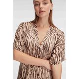 Anıl 9898 Kadın Kısa Kol Viskon Kumaş Desenli Pijama Takımı