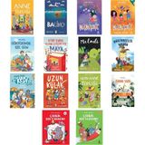 Anıl Basılı Anne Terliği +13 Adet Kitap Set - Hayır
