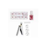 Anıl Gel Polish Protez Tırnak 500’Lü Şeffaf Tıps ; Tips Makası ; Tıps Yapiştırıcı Mxbon; 3’lü set