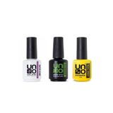 Anıl Gel Polish Uno Nail Prep Dehydrator 15’ml ; Uno Rabber Base Cot 15’ml ; Uno Top coat 15’ml