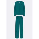Anıl Kadın Kadife Dokulu Fermuarlı Uzun Kollu Sweatshirt Ve Pantolon Takım (11560)