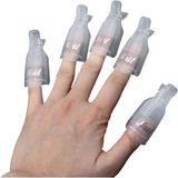 Anil Professional Cosmetics Klipsli Kalıcı Oje Çıkarma Mandalı 10 Lu - Beyaz