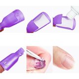 Anil Professional Cosmetics Klipsli Kalıcı Oje Çıkarma Mandalı 10 Lu - Mor