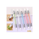 Anil Professional Cosmetics Nail Art Firça Silikon Tırnak Fırçası 5’li Set