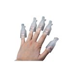 Anil Professional Cosmetics Tırnak Klipsli Kalıcı Oje Çıkarma Mandalı- Klipsli Tırnak Tasarım 10 Lu