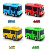 Anıl Tayo Oyuncak Otobüs 7 cm 4lü Çek Bırak Oyuncak Otobüs Tayobüs - Renkli