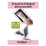 Anılarınızı Ölümsezleştirin Kimyasal İçermeyen 2 Kez Kullanımlık El Ayak İzi Fotoğraf Çerçevesi