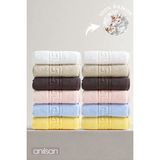 Anılsan 12'li Karışık Greek El Havlusu - 50x90 Cm, 225 Gr, %100 Pamuk, Spa Ve Otel Havlusu - Çok Renkli - 50 x 90 cm