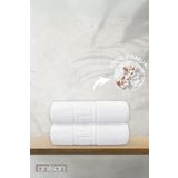 ANILSAN 2'li Greek El Havlusu - 50x90 Cm, 225 Gr,%100 Pamuk, Spa Ve Otel Havlusu, Günlük Kullanıma Uygun