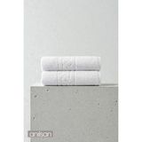 Anılsan 2'li Rita Beyaz Banyo Havlusu - 70x140 Cm, 490Gr, %100 Pamuk, Spa Ve Otel Havlusu - 70 x 140 cm