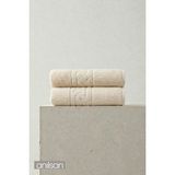 Anılsan 2'li Rita Ekru Banyo Havlusu - 70x140 Cm, 490Gr, %100 Pamuk, Spa Ve Otel Havlusu - 70 x 140 cm