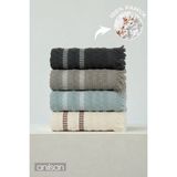 Anılsan 4'lü Agros El Havlusu - 50x80 Cm, 170 Gr, %100 Pamuk, Spa Ve Otel Havlusu - Karışık - 50 x 80 cm
