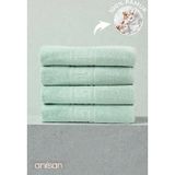 Anılsan 4'lü Greek Mint Yeşili Banyo Havlusu - 70x140 Cm, 490 Gr, %100pamuk, Spa Ve Otel Havlusu