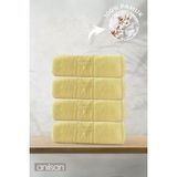 Anılsan 4'lü Greek Sarı Banyo Havlusu - 70x140 Cm, 490 Gr, %100pamuk, Spa Ve Otel Havlusu - 70 x 140 cm