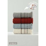 Anılsan 4'lü Misya El Havlusu - 50x80 Cm, 170 Gr, %100 Pamuk, Spa Ve Otel Havlusu - Karışık - 50 x 80 cm