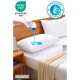 Anılsan 4'lü Sıvı Geçirmez Yastık Koruyucu Alez - Su Geçirmez, Yıkanabilir, Antialerjik Yastık Kılıfı - Beyaz - 50 x 70