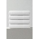 Anılsan 4'lü Strip Banyo Havlusu - 70x140 Cm, 475 Gr, %100 Pamuk, Spa Ve Otel Havlusu, Günlük Kullanıma Uygun