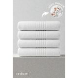 Anılsan 4'lü Strip Banyo Havlusu - 70x140 Cm, 475 Gr, %100 Pamuk, Spa Ve Otel Havlusu