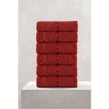 Anılsan 6'lı Agora Kiremit El Havlusu - 50X80 Cm, 170 Gr, %100 Pamuk, Spa ve Otel Havlusu - 50 x 80 cm