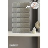 Anılsan 6'lı Boncuk Bej El Havlusu - 50x90 Cm, 225 Gr, %100 Pamuk, Spa Ve Otel Havlusu - 50 x 90 cm