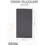 Anılsan 6'lı Greek Antrasit El Havlusu - 50x90 Cm, 225 Gr, %100 Pamuk, Spa Ve Otel Havlusu - 50 x 90 cm