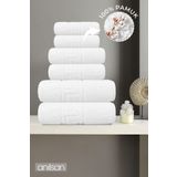 Anılsan 6lı Greek Havlu Seti - 2 Adet El Havlusu 50x90, 2 Adet Banyo Havlusu 70x140 ,2 Adet Ayak Havlu 50x70