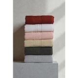 Anılsan 6'lı Honey Greek El Havlusu - 50x90 Cm, 225 Gr, %100 Pamuk, Spa Ve Otel Havlusu