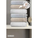 Anılsan 6'lı Jelena Banyo Havlusu - 70x140 Cm, 490Gr, %100 Pamuk, Spa Ve Otel Havlusu - 70 x 140 cm - Çok Renkli