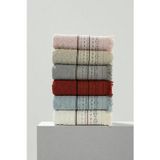 Anılsan 6'lı Misya El Havlusu - 50x80 Cm, 170 Gr, %100 Pamuk, Spa Ve Otel Havlusu, Günlük Kullanıma Uygun