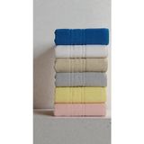 Anılsan 6'lı Myra Greek El Havlusu - 50x90 Cm, 225 Gr, %100 Pamuk, Spa Ve Otel Havlusu