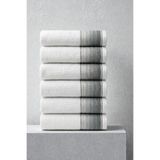 Anılsan 6'lı Selina Koyu Yeşil El Havlusu - 50x100 Cm, 235 Gr, %100 Pamuk, Spa Ve Otel Havlusu