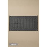 Anılsan Aflora %100 Pamuk Ayak Havlusu - Antrasit 60x130, 690 Gr