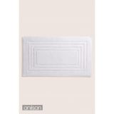 Anılsan Alora %100 Pamuk Ayak Havlusu - Beyaz 60x130, 690 Gr