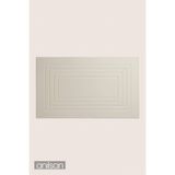 Anılsan Alora %100 Pamuk Ayak Havlusu - Ekrı 60x130, 690 Gr