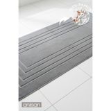 Anılsan Alora Antrasit Büyük Ayak Havlusu - 60X130 cm , 690GR %100 Pamuk, Spa ve Otel Banyo Paspası - 60 x 130 cm