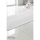 Anılsan Alora Beyaz Büyük Ayak Havlusu - 60X130 cm , 690GR %100 Pamuk, Spa ve Otel Banyo Paspası - 60 x 130 cm