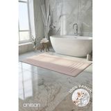 Anılsan Alora Pudra Büyük Ayak Havlusu - 60X130 cm , 690GR %100 Pamuk, Spa ve Otel Banyo Paspası - 60 x 130 cm