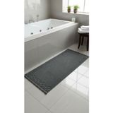 Anılsan Fesun Antrasit Ayak Havlusu - 60x130Cm, 690Gr, %100 Pamuk, Spa Ve Otel Banyo Paspası, Günlük Kullanıma Uygun