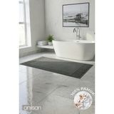 Anılsan Fesun Antrasit Ayak Havlusu - 70x130Cm, 790Gr, %100 Pamuk, Spa Ve Otel Banyo Paspası - 70 x 130 cm
