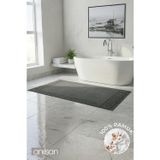 Anılsan Fesun Antrasit Ayak Havlusu - 70x130Cm, 790Gr, %100 Pamuk, Spa Ve Otel Banyo Paspası, Günlük Kullanıma Uygun