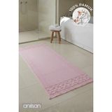 Anılsan Fesun Pudra Ayak Havlusu - 60x130Cm, 690Gr, %100 Pamuk, Spa Ve Otel Banyo Paspası - 60 x 130 cm
