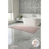 Anılsan Fesun Pudra Ayak Havlusu - 70X130CM, 790GR, %100 Pamuk, Spa ve Otel Banyo Paspası - 70 x 130 cm