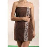 Anılsan Fluffy Kahverengi Banyo Havlusu - 70X140 Cm, 490GR, %100PAMUK, Spa ve Otel Havlusu - 70 x 140 cm